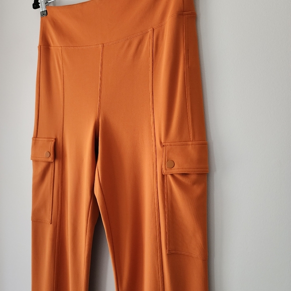 Athleta Delancey Straight Cargo Pant Foliage Orange Size Medium - Picture 5 of 13